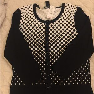 WHBM snap front cardigan--medium